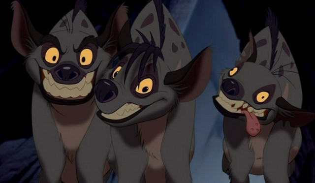 The three hyena villians